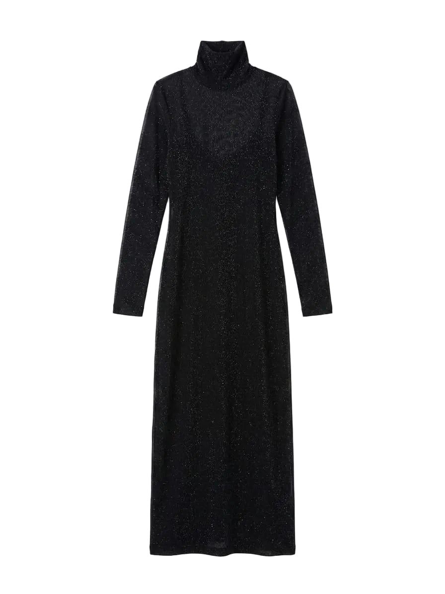 Vestido de Tule C/ Brilho Midi