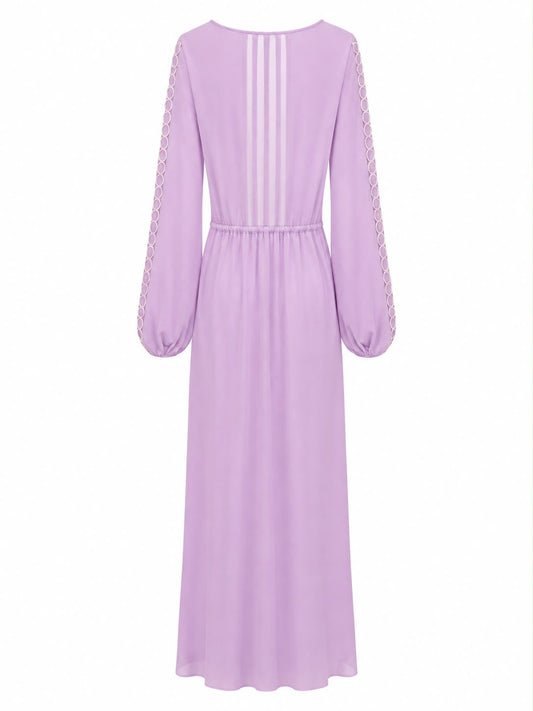 Vestido Longo Unity Seven com Detalhe