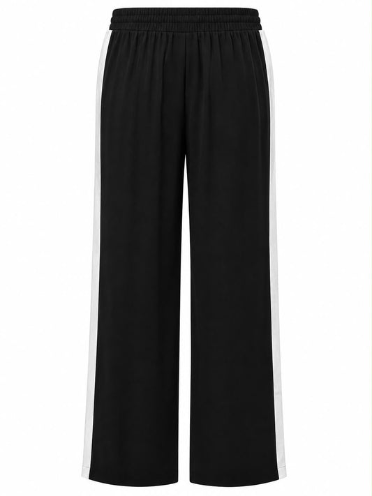 Calça com Faixa Lateral Alfaiataria