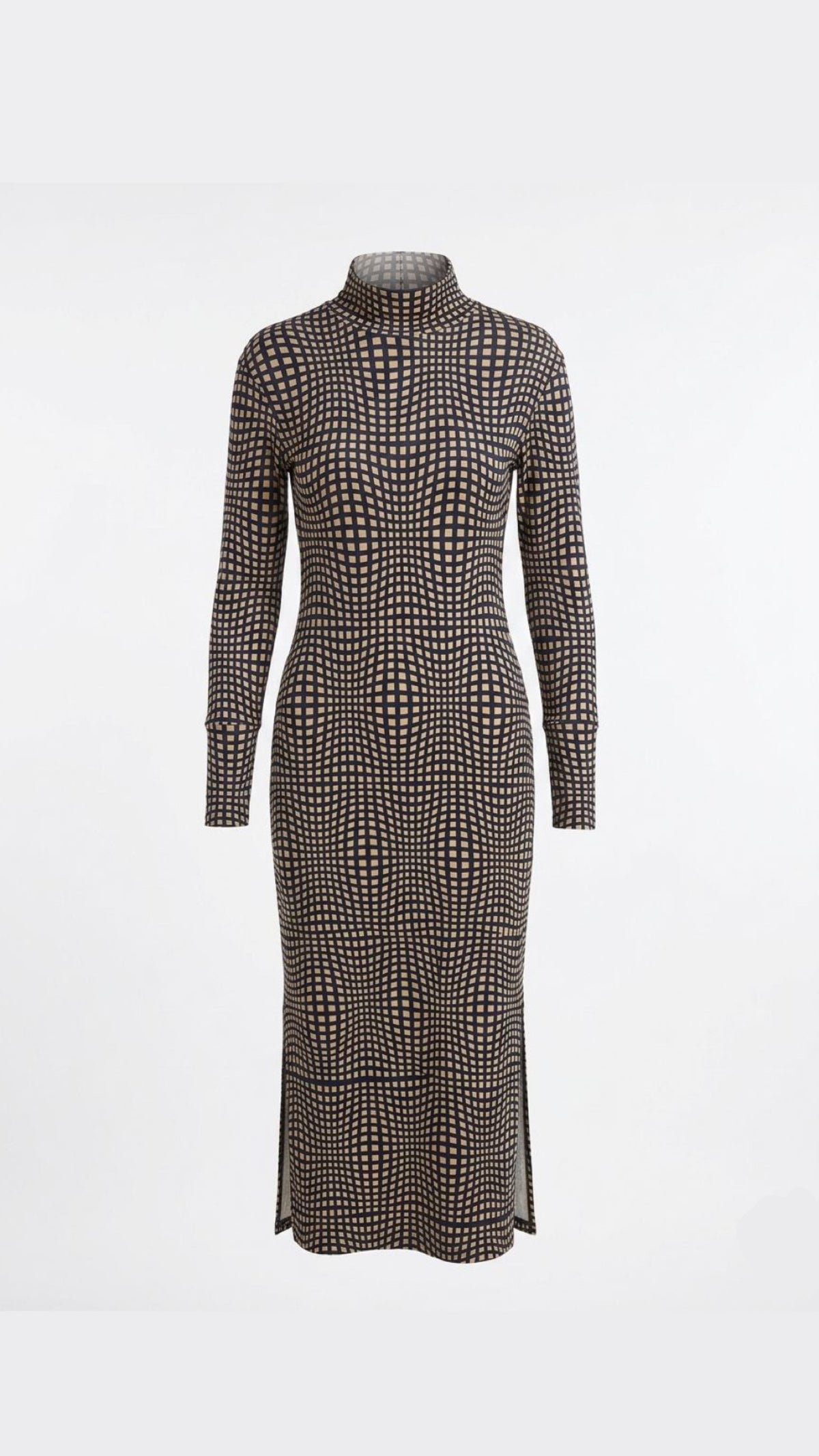 Vestido Longo Xadrez