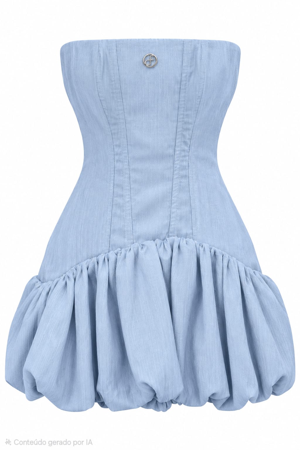 Vestido Aiko da marca FICA, em tecido leve, com detalhe de laços na cintura e comprimento midi, ideal para ocasiões especiais.