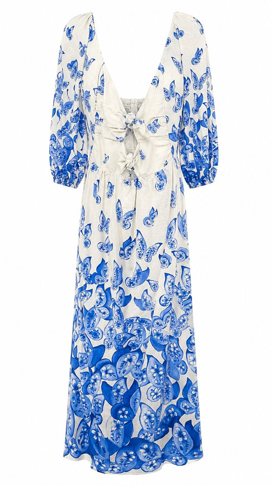 Vestido Voou De  Porcelana