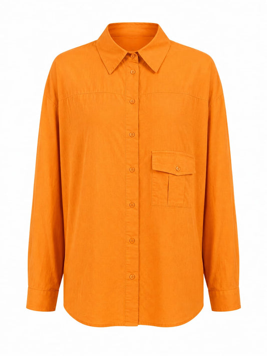 Camisa de Voil Manga Longa