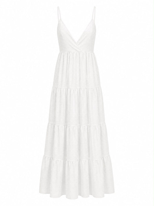 Vestido Fluido Leve de Poa Coração