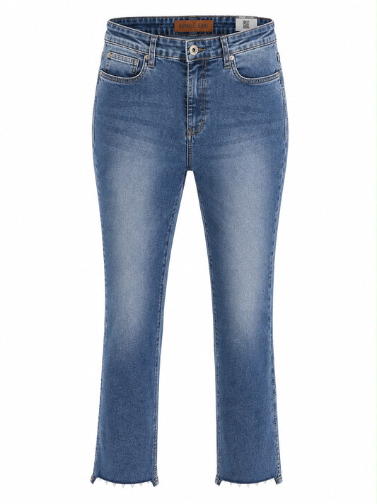 Calça Jeans Amelie Barra Desconstruida
