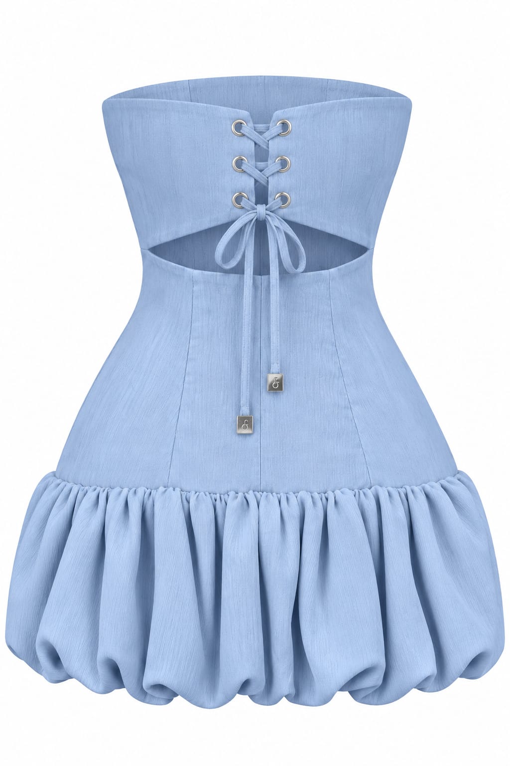 Vestido Aiko da marca FICA, com estampa floral, decote arredondado e mangas curtas, exibido em uma modelo.
