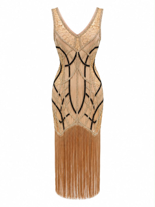 Vestido Luxo de Festa com Bordado Pedraria