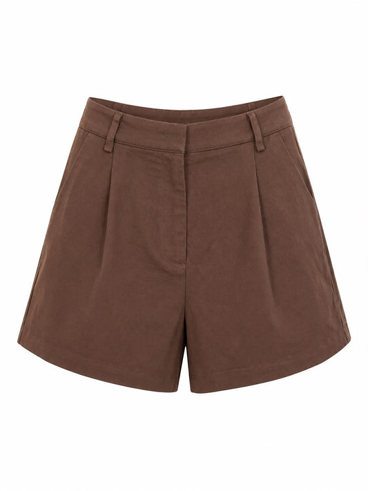 Bermuda Alfaiataria Tencel WLC, curta e elegante, com tecido leve e acabamento clássico.